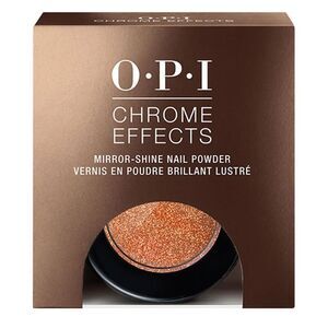 OPI Chrome Effects Mirror Shine Nail Powder, Bronzed By The Sun, 0.1 oz